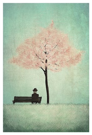 Framed Cherry Tree - Spring Print