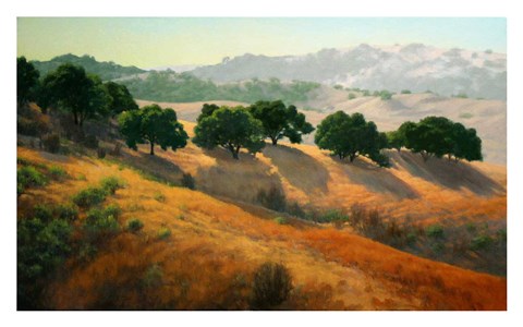 Framed Summer in the Hills Print