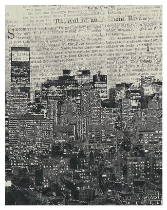 Framed New York News Print