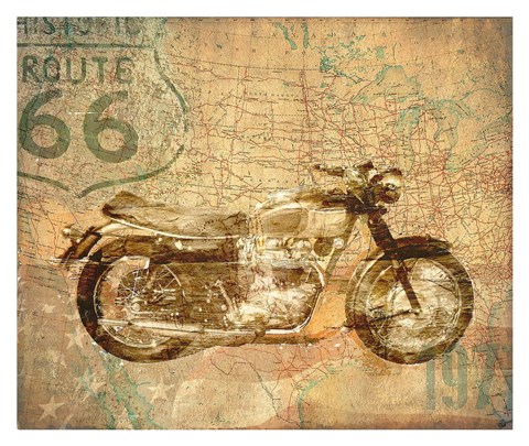 Framed American Rider Print
