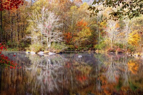 Framed Autumn&#39;s Peak Print