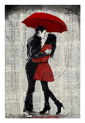 Framed Rain Kisses Print