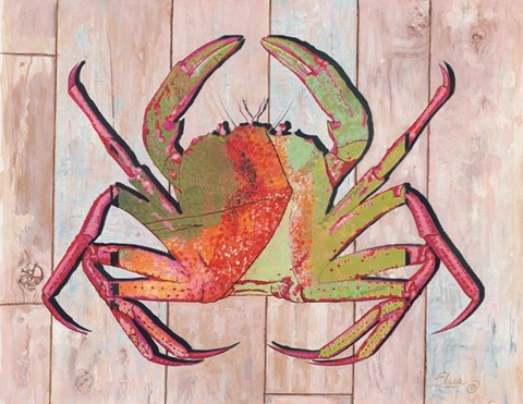 Framed Contemporary Crab II Print