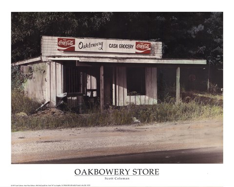 Framed Oakbowery Store Print