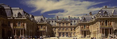 Framed Facade of Chateau de Versailles, Versailles, France Print