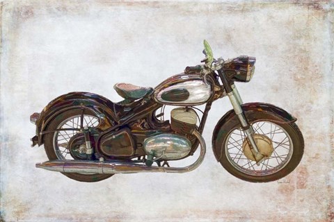 Framed Ardie Motorcycle Print