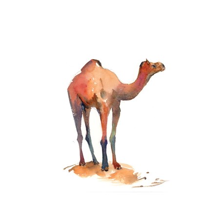 Framed Camel I Print