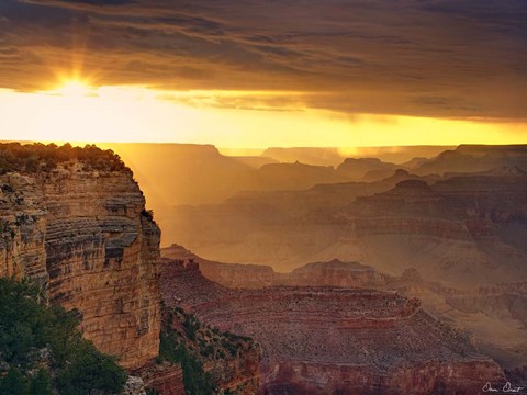 Framed Canyon View IX Print