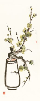 Framed Moss Blossom Print