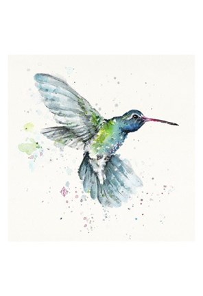 Framed Hummingbird Flurry Print