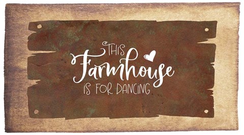 Framed This Farmhouse is for Dancing Print