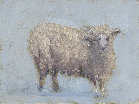 Framed Sheep Strut I Print