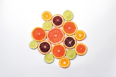 Framed Sunny Citrus I Print