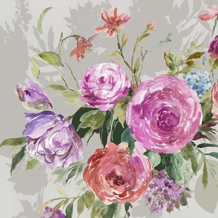 Framed Botanical Bouquet Print