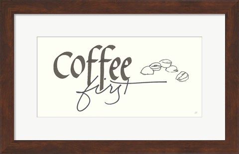 Framed Coffee Sayings III Print