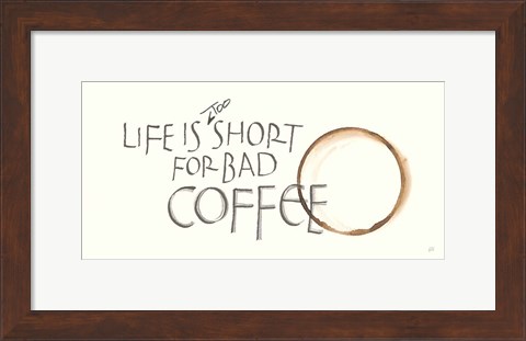 Framed Coffee Sayings I Print