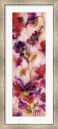 Framed Exuberant Florals III Print