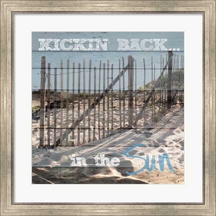 Framed Kickin&#39; Back Print