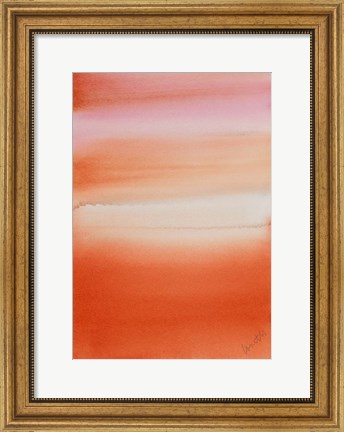 Framed Ocean Dusk II Print