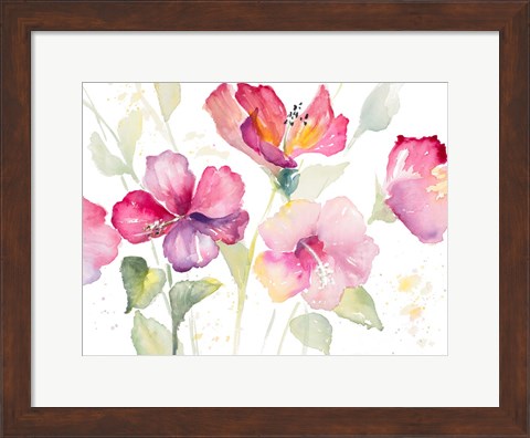 Framed Heavenly Hibiscus Print