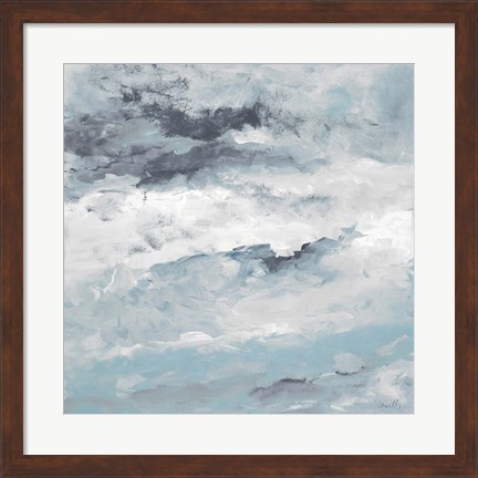 Framed Sea Meets Storm I Print