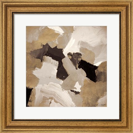 Framed Muted Abstract II Print