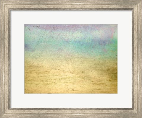 Framed Misty Ocean II Print