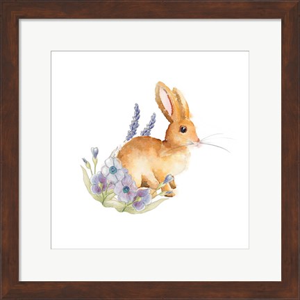 Framed Spring Bunny II Print