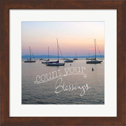 Framed Count your Blessings Print