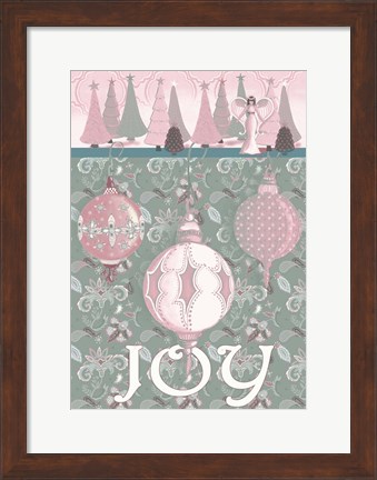 Framed Pink Wonderland Joy Print