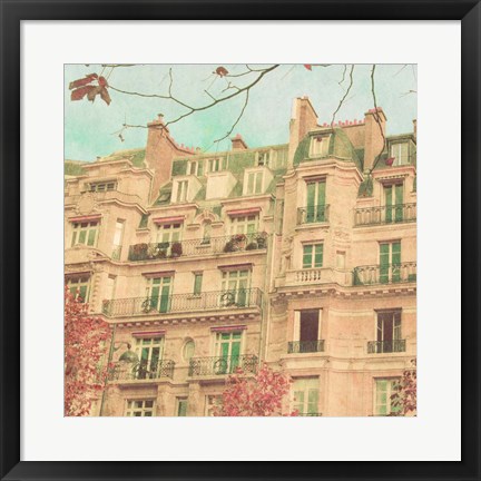 Framed April in Paris II Print