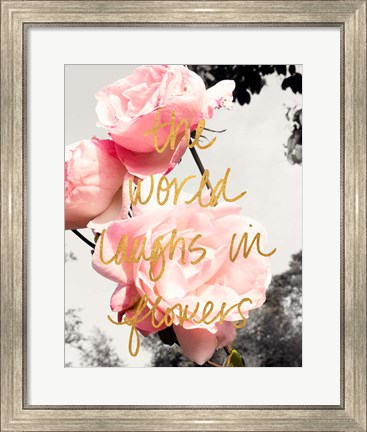 Framed Love Blooms II Print