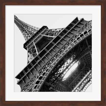 Framed Eiffel Views Square I Print