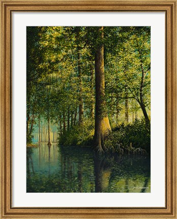 Framed Peaceful River Print