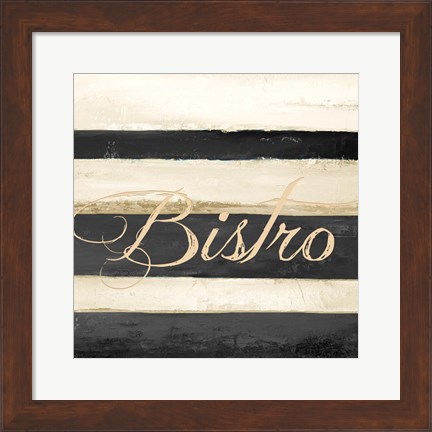 Framed Bistro Print