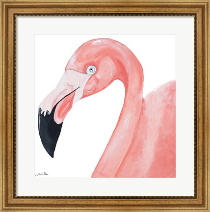 Framed Pink Party of Four IV Print
