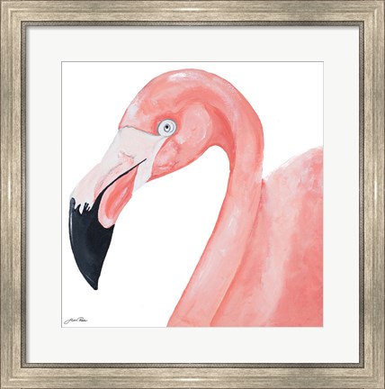 Framed Pink Party of Four IV Print
