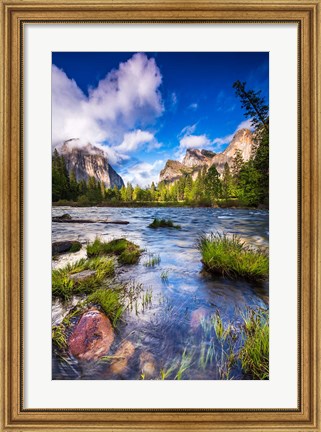 Framed Gates Of The Valley, California Print