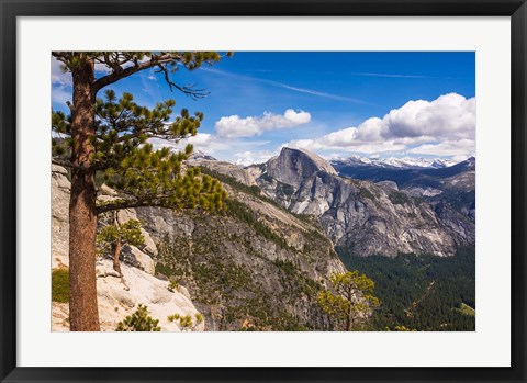 Framed Half Dome From Yosemite Point Print