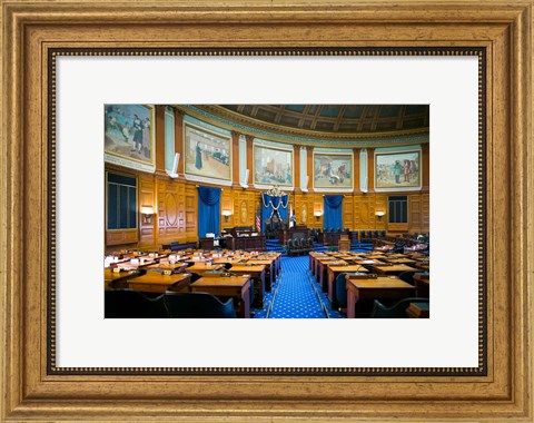 Framed Massachusetts State House, Boston Print