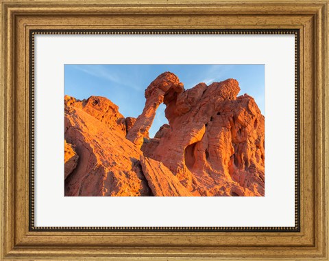 Framed Fire State Park&#39;s Elephant Rock, Nevada Print
