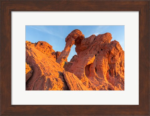 Framed Fire State Park&#39;s Elephant Rock, Nevada Print