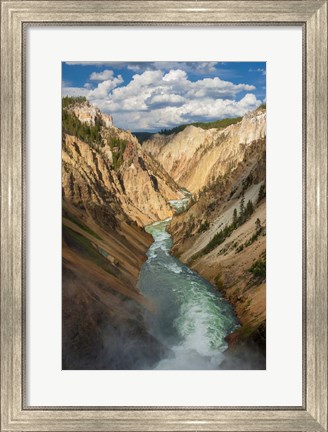 Framed Yellowstone River, Wyoming Print