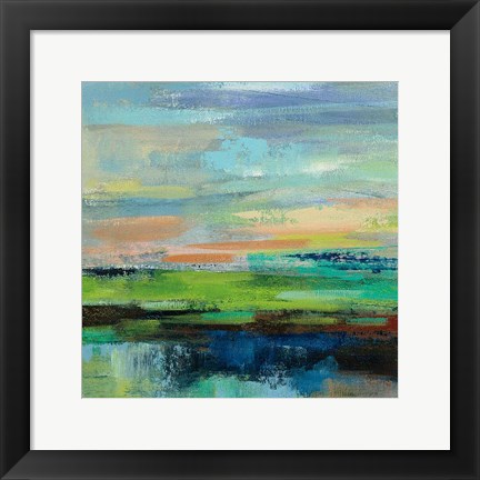 Framed Delmar Sunset II Print