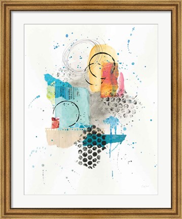 Framed Abstract Skyline II Print