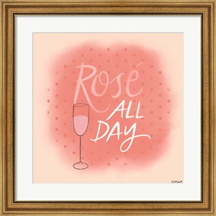 Framed Rose All Day Print