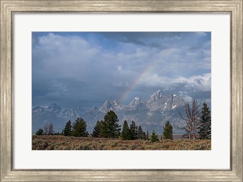 Framed Teton Rainbow Print