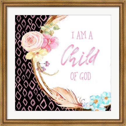 Framed Child of God Print