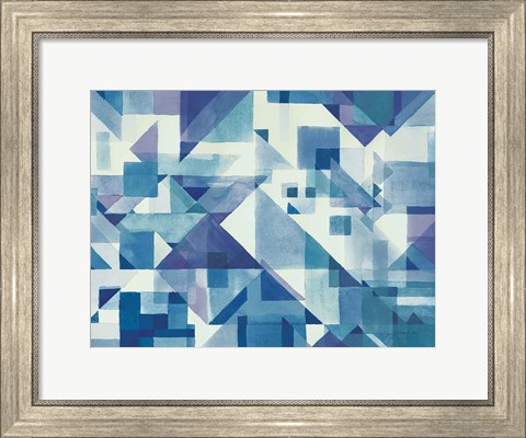 Framed Try Angles I Blue Print