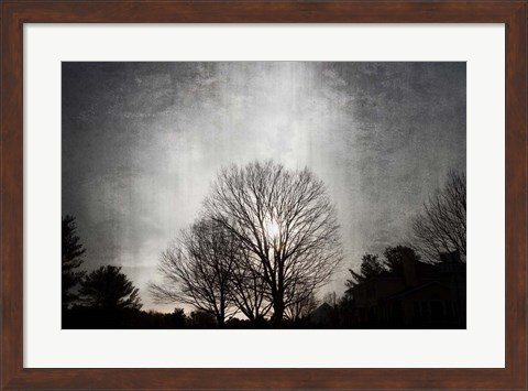 Framed Great Falls Sunset Print